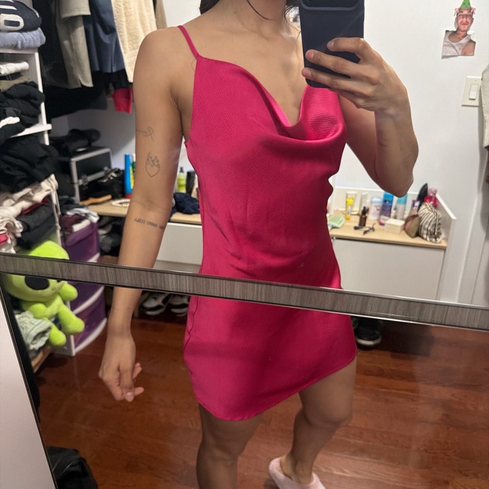 Shinestar Vibrant Pink Dress